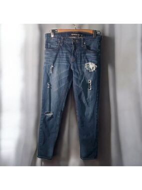 Express Jeans Womens Size 0 Blue Girlfriend Denim Jean